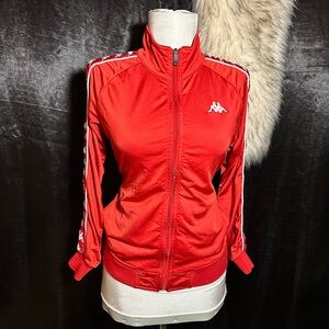 Kappa Red Logo Track Jacket
